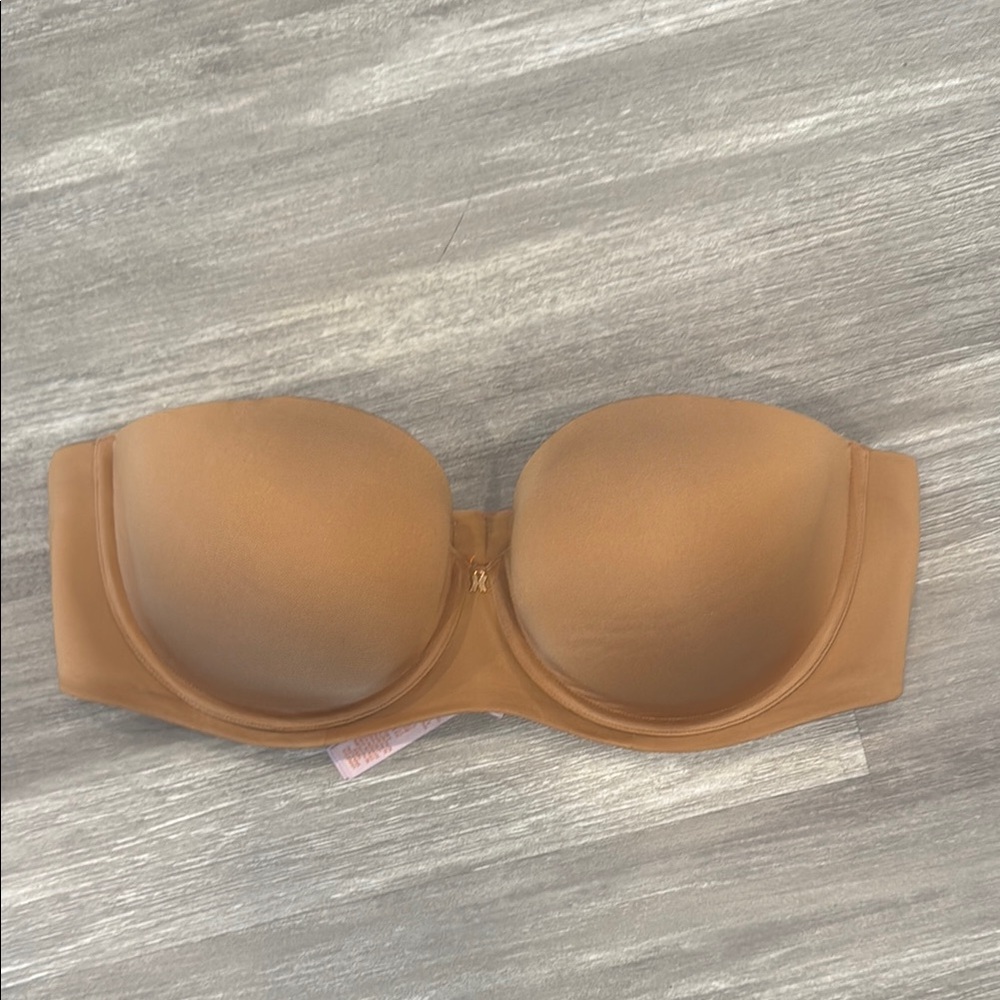 Savage X Fenty Strapless Tan Bra 38DD